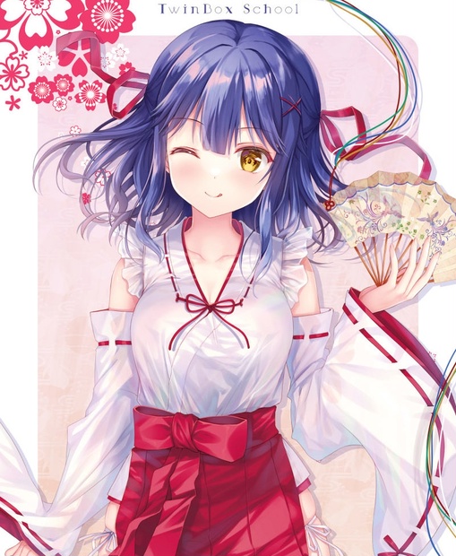 Twin Box 七海優乃キャンバスアート(直筆サイン入り) TwinBox「七海優乃キャンバスアート」花花捲&草草饅先生直筆