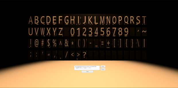Split Flap Display