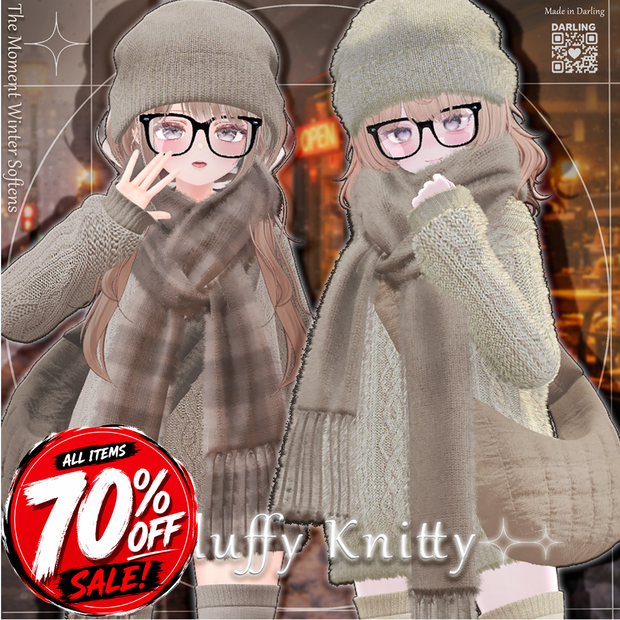 🚨 【 70% SALE 】🚨✨ Fluffy Knitty ✨ [22Avatars]