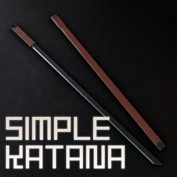 VRC用オリジナル武器 SIMPLE KATANA