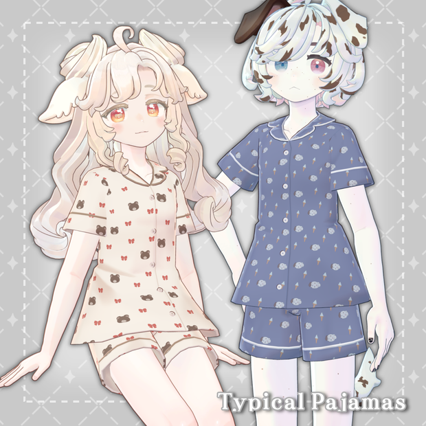 【TypicalPajamas】生うに式よくあるパジャマ【サバラム/ストラッチャテラ】