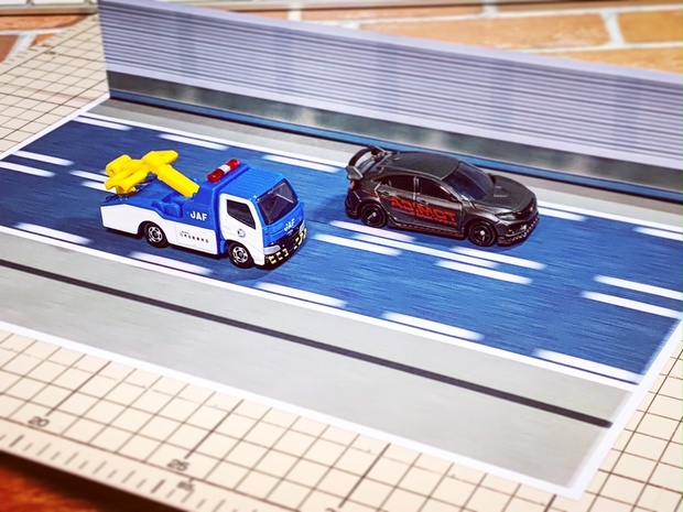 道路2 1 64scale トミカサイズ 64minicar Booth