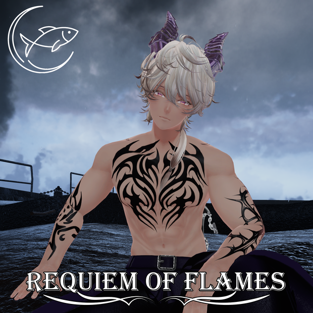 【斑霞 Hanka】Requiem of Flames || tattoo texture