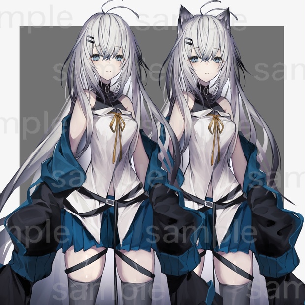 立ち絵素材01 猫耳少女 - moff - BOOTH