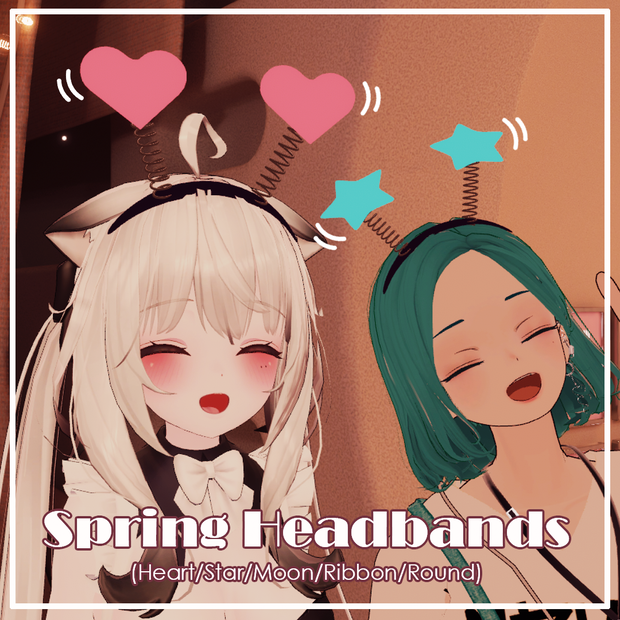 【VRC】 Spring Headbands