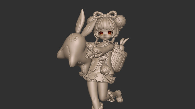 Genshin impact Yao Yao 3d printable model 