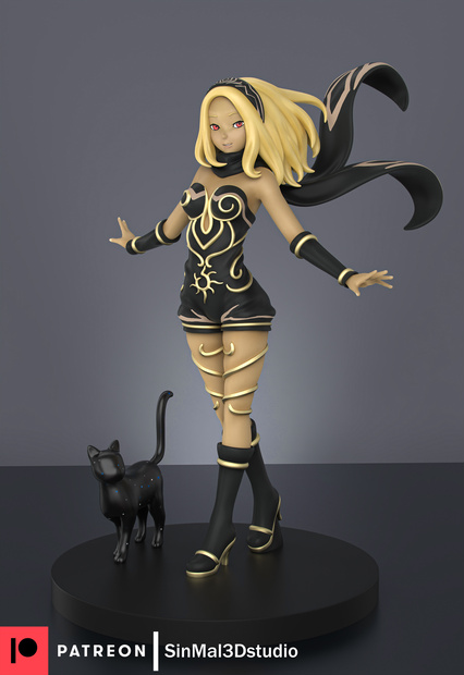 gravity rush Kat for 3dprint