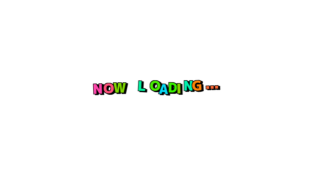 カラフルNOWLOADING３０秒(アルファチャンネル付き)