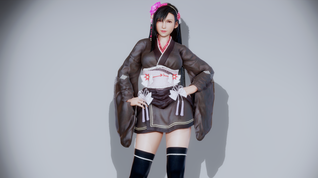 Tifa exotic dress (FF7 remake)
