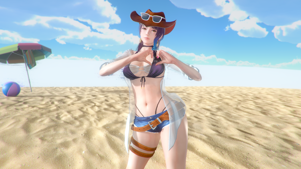 [HS1] Shandy/シャンディ & 2nd Swimsuit contest outfit (DOAXVV)