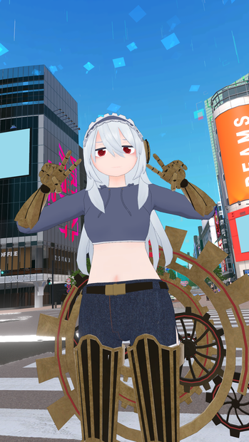 『Sionちゃん用』へそ出しパーカー