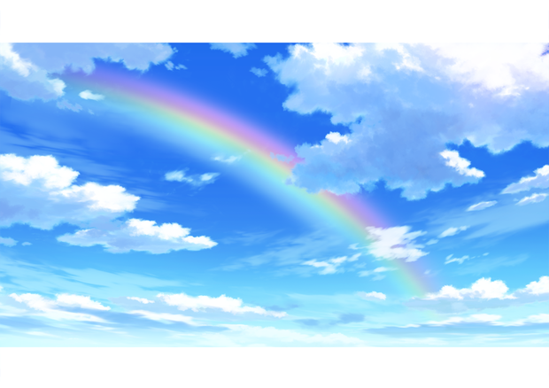 空　虹　素材