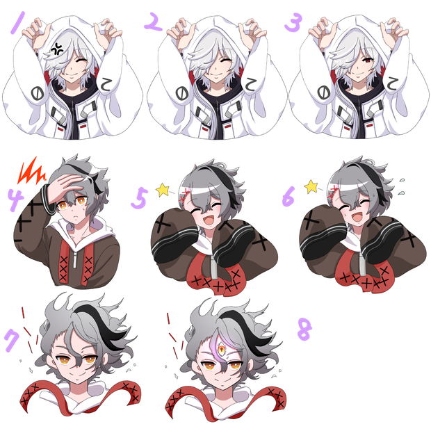 🐇さん、❌さん非公式切り抜き素材