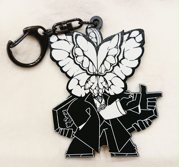 頒布終了】死んだ蝶の葬儀 アクリルキーホルダー - 凸げき通販所 - BOOTH