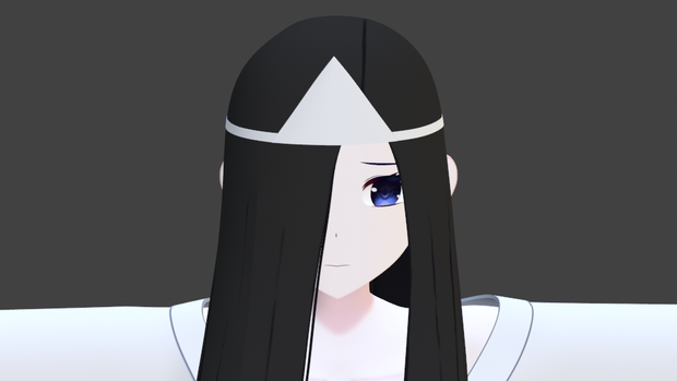 オリジナル３Dモデル【VRM 幽凪 霊子 V.1.2】