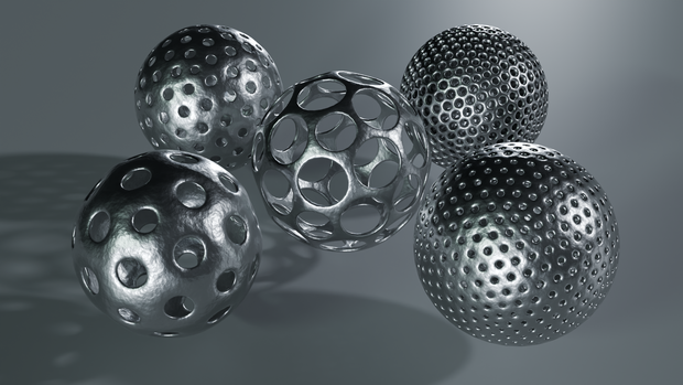 SF穴球ジェネレーター【Blender Geometry Nodes】