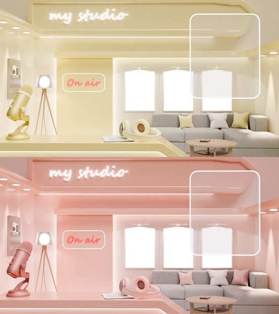 [방송 배경 화면] My Studio (6 Colors)