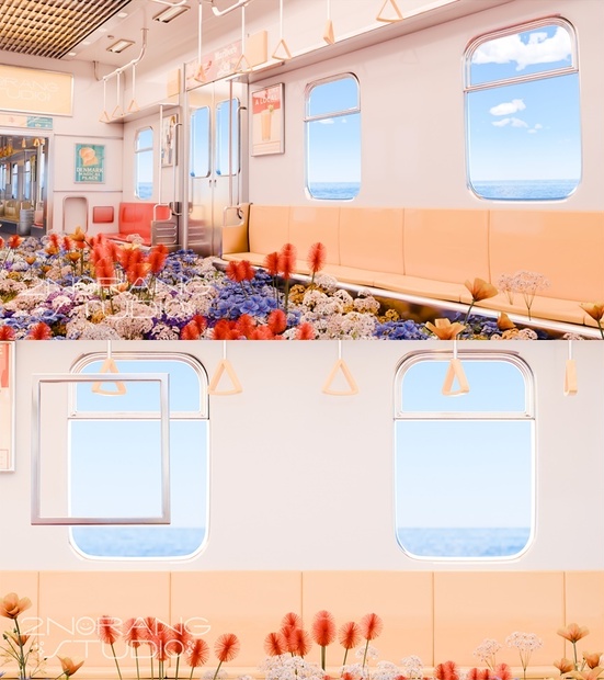 [방송 배경 화면 配信部屋] Bloomy Subway