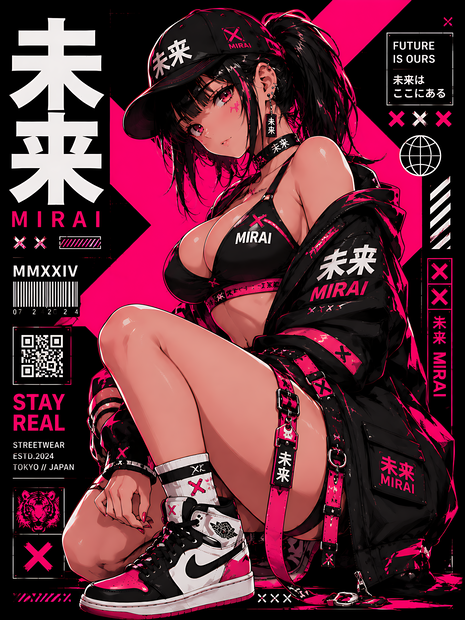 Neon Anime Girls