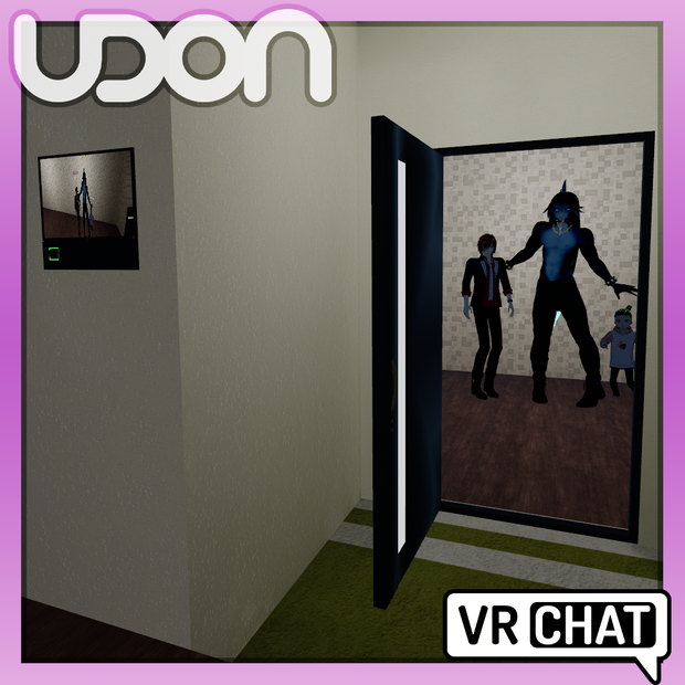 [Vrchat] Security Monitor System Gimmick for Vrchat World [UDON]