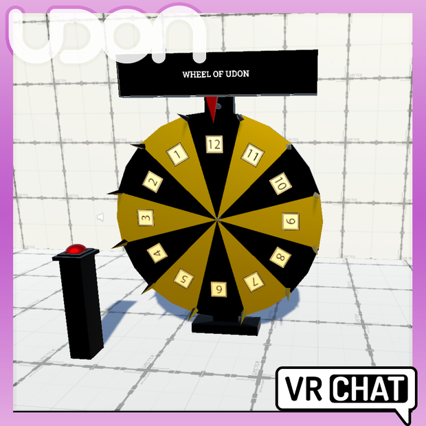 [Vrchat] Wheel of Udon! for Vrchat World [Udonsharp]