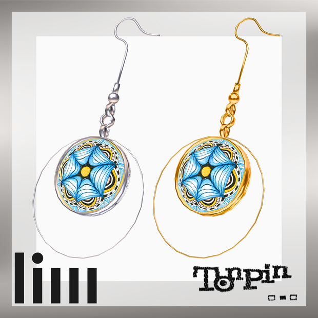 【Earring】Lapis #009