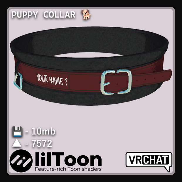 桔梗、マヌカ、萌え、竜胩、セレスティア、シンラ用の子犬/犬の首輪 | Puppy/Doggy Collar for Kikyo, Manuka, Moe, Rindo, Selestia, Shinra