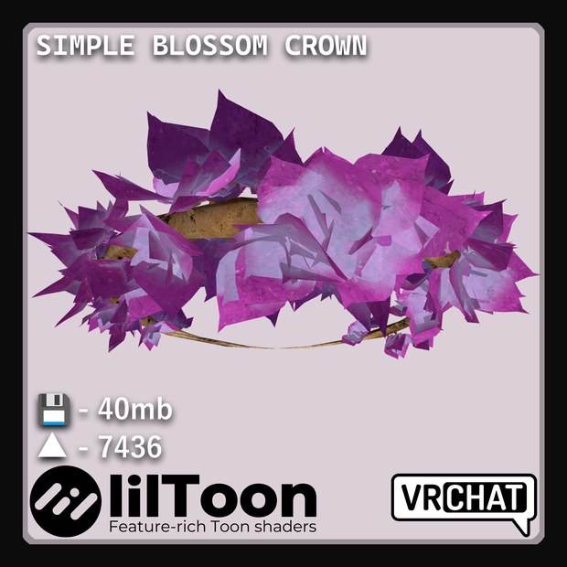 Simple Blossom Crown | シンプルな花冠