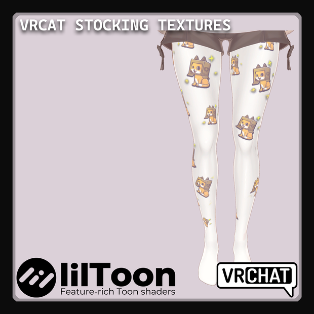 VRCatアバター用ストッキングテクスチャ | VRCat Stocking Textures for Avatars