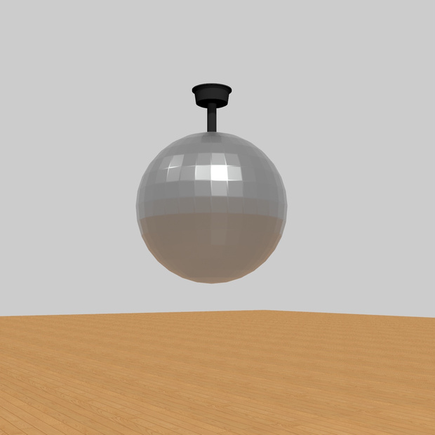 【3D素材】ミラーボール｜FBX/OBJ/DXF｜商用利用可