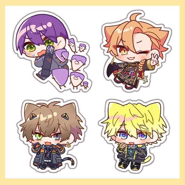 60×60mm ステッカー - えびふらい大星雲 - BOOTH