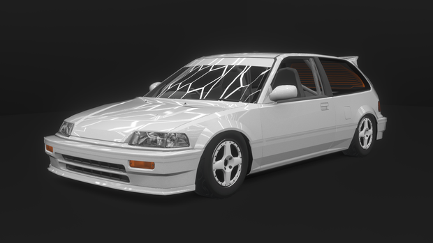 【VRChat・CHIKUWA VEHICLE SYSTEM 2対応】平成元年頃の市民向けコンパクトカー『Grand』(競技仕様)