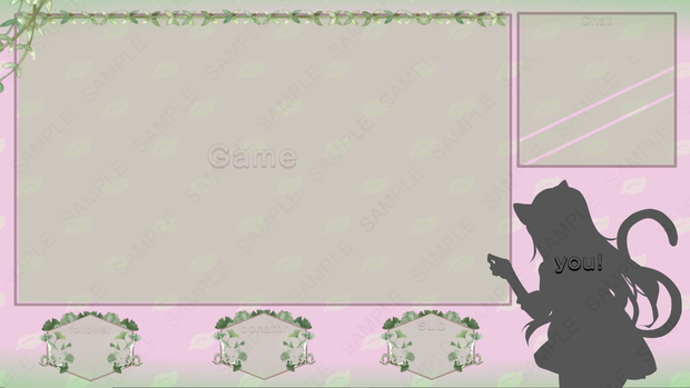 Pink Forest ANIMATED Overlay