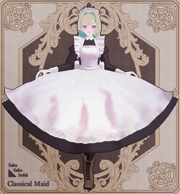 【複数アバター対応】SSS ClassicalMaid　Ver 1.1.0【汎用衣装】
