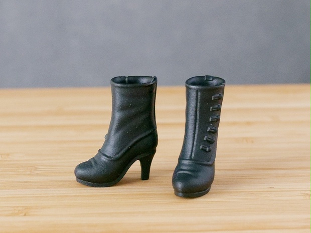 ドール用ボタンブーツ - ice9通販 - BOOTH 