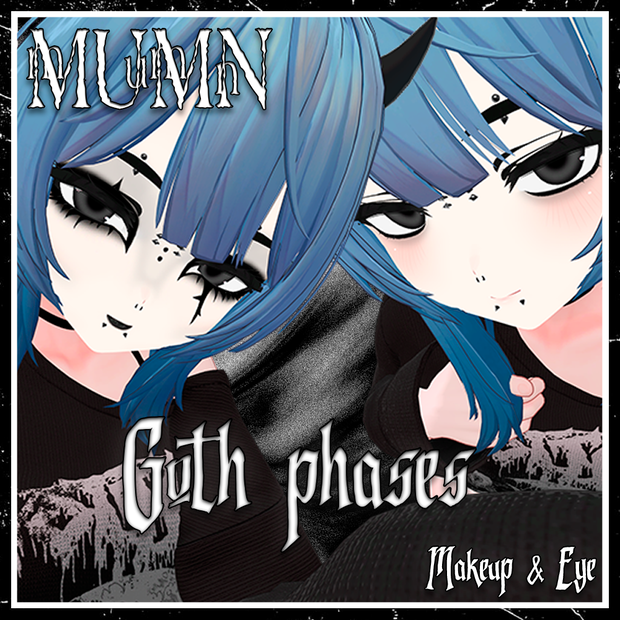 【ミルティナ(Milltina)】 Goth Phases Makeup & Eyes & Face Blendshape