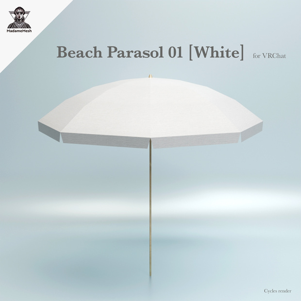 Beach Parasol 01 [White]