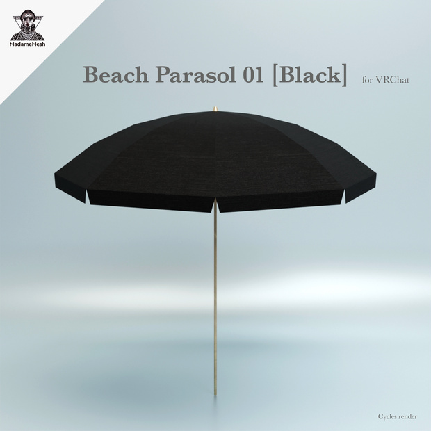 Beach Parasol 01 [Black]