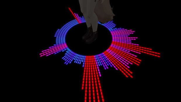 【FREE】VRCAudioLinkSpectrum【poiyomi】