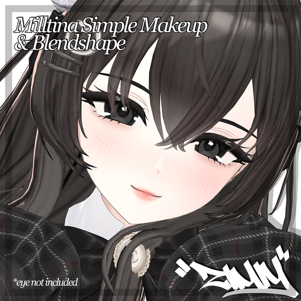 [Milltina] Simple Makeup + Blendshape