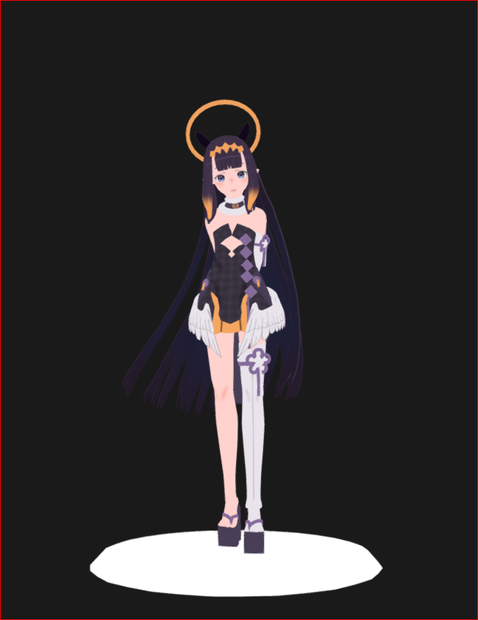Ninomae Ina'nis  3D Model VRCHAT Girl  vtuber 3D Characters ニノマエ イナーニス 3Dモデル VRCHAT 女の子 vtuber 3Dキャラクター