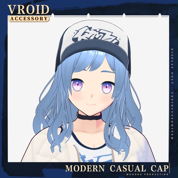 【Vroid】モダンキャップ / Modern Casual Cap - Wuhong Production - BOOTH