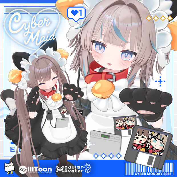 【🖥️⚡️🩷記念セール】AKIBA電脳メイド【ひかるん・リュミィ対応】