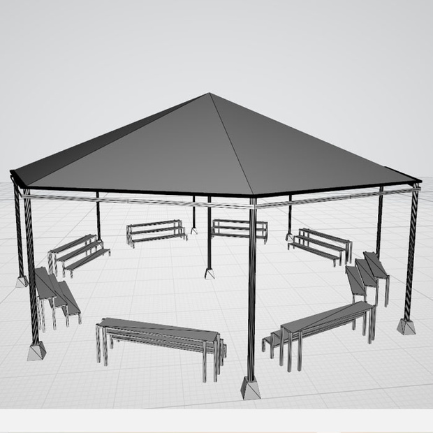 3d  ベンチ