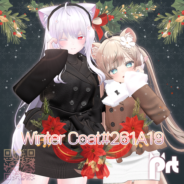 【3D衣装モデル】Winter Coat#261A19