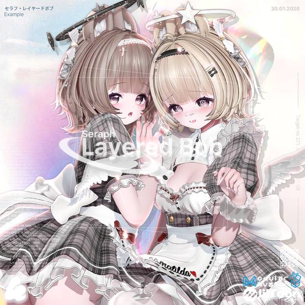 【20アバター対応】 Seraph Layered Bob