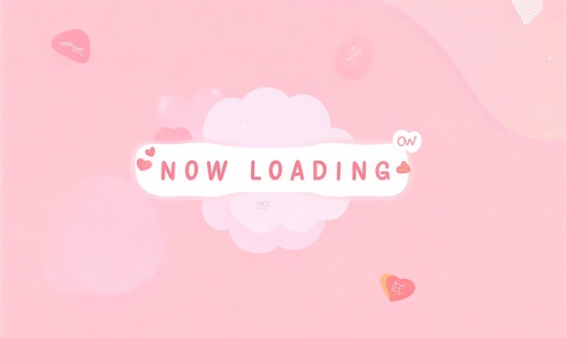 一部無料あり【6色セット】可愛いNow loadingのループフリー素材