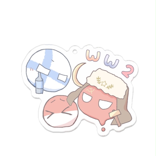 ポーランドボール】WW2柄アクキー② - ゆうボール - BOOTH