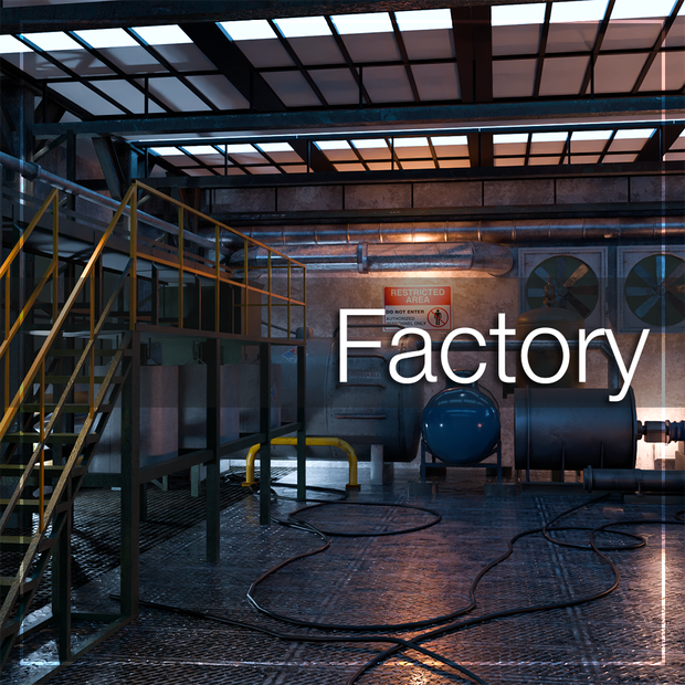 Factory [VRChat] [Unity] [VRChat向けワールド]