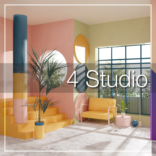 4 Studio [VRChat] [Unity] [VRChat向けワールド]